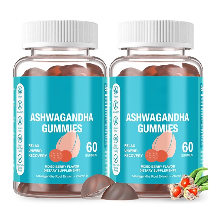 Ashwagandha vitamin D3 gummigummier