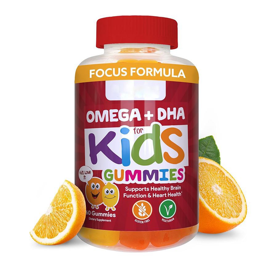 Focus Formula Omega DHA for Kids Gummies Nature's støtte til voksende sind hjerter
