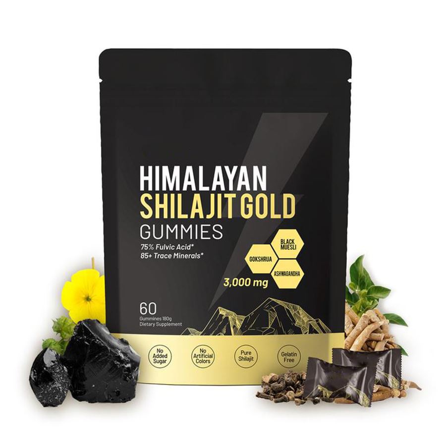 Himalayan shilajit guld gummies naturens potente wellness elixir