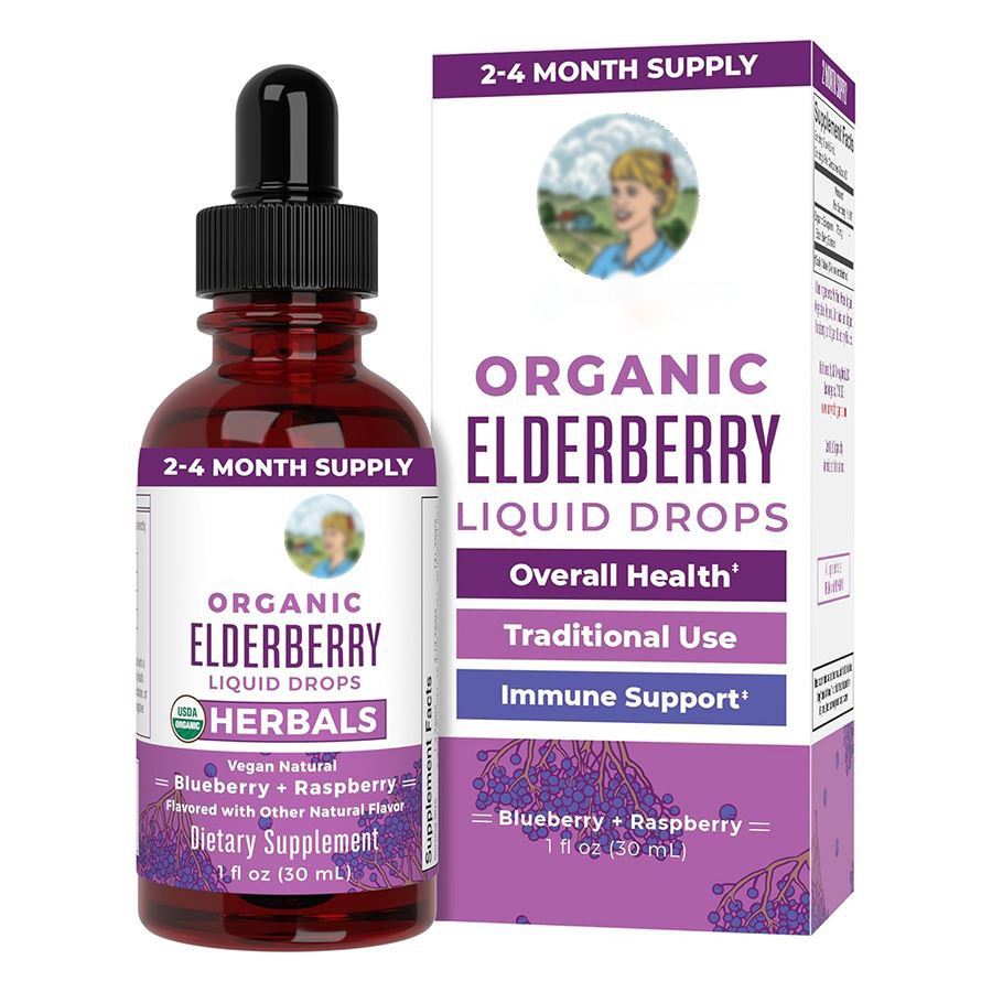 Organisk Elderberry Liquid falder naturens immunstøttende elixir for hele familien