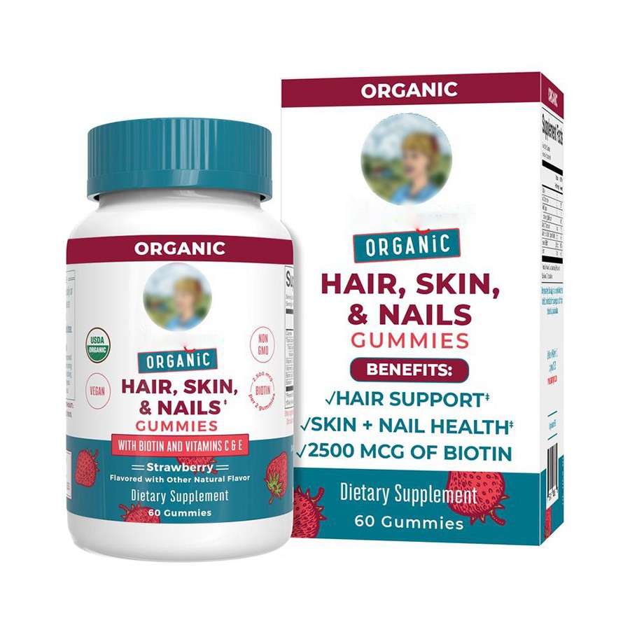 Organic Strawberry Hair Skin Nails Gummies best Organic Strawberry Hair Skin Nails Gummies best