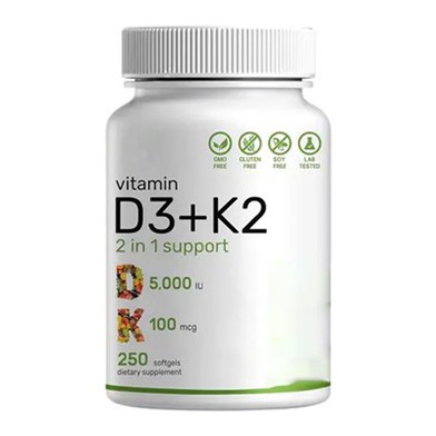 Vitamin D3 + K2-tilskud