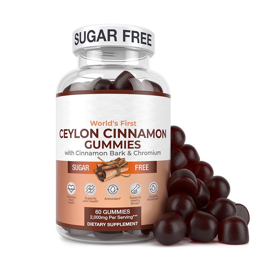Sukkerfri Ceylon Cinnamon Gummies Nature's hjertesunde antioxidant rig glæde